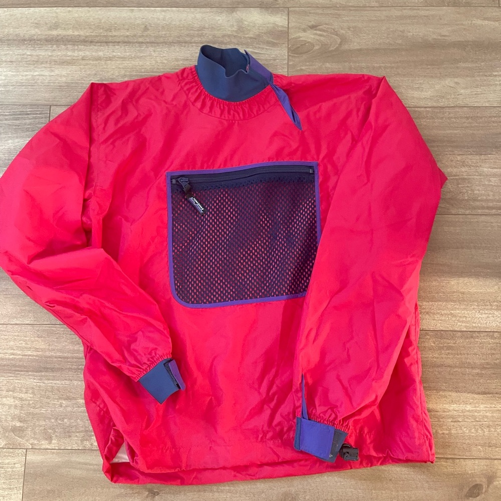 Patagonia Vintage Unisex Kayaking Paddling Pullover Jacket Size Medium